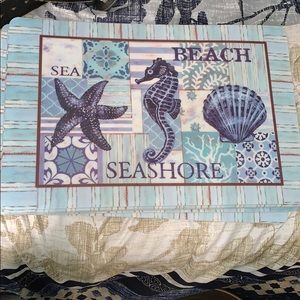 Sea Beach themed place mats